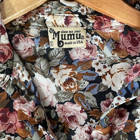 Show Me Your MuMu Tops - SHOW ME YOUR MUMU Caz Floral Top Small S Button Down Sleeveless